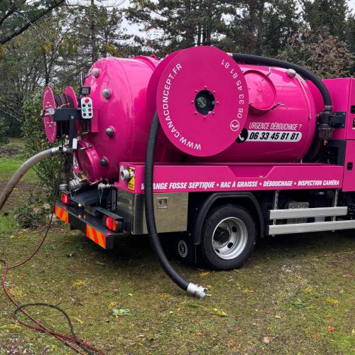 VIDANGE FOSSE SEPTIQUE, BAC GRAISSE